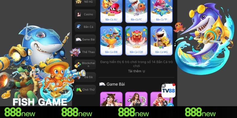 3 tính năng tuyệt vời của chuyên mục bắn cá 888NEW